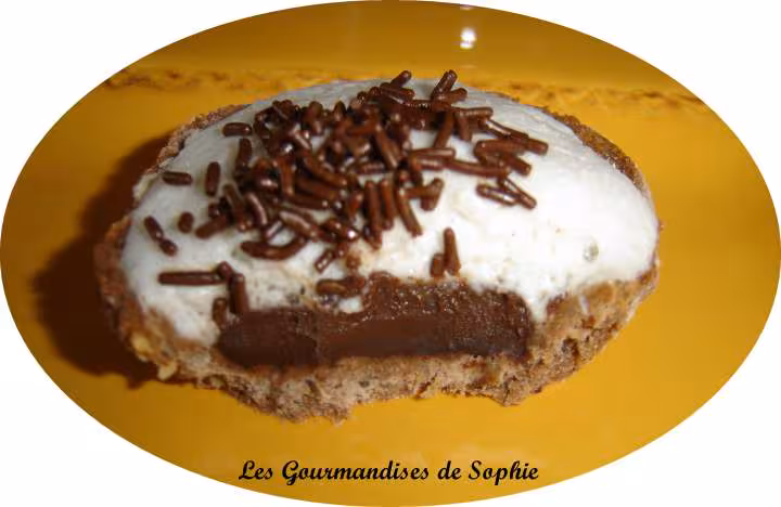 Tartelettes au chocolat et mousse coco