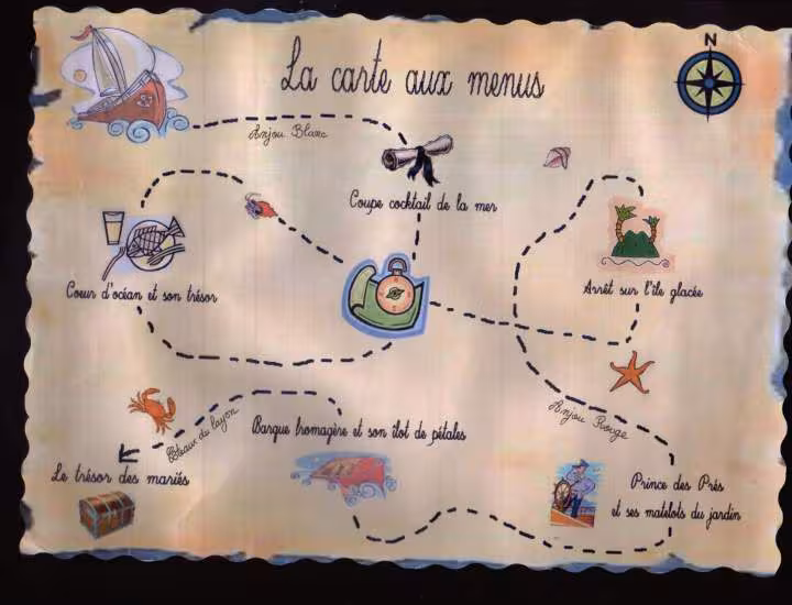 Menu parchemin