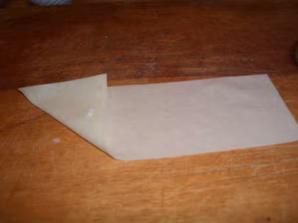 Pliage samoussa