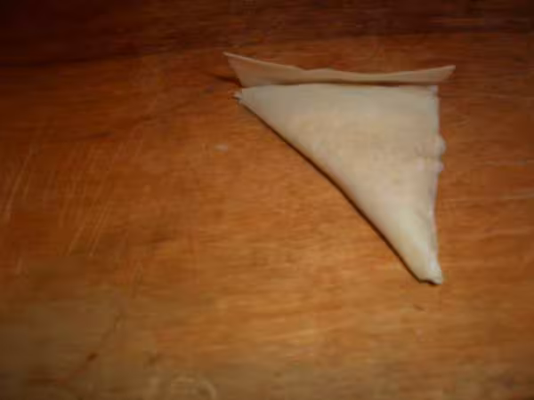 Pliage samoussa