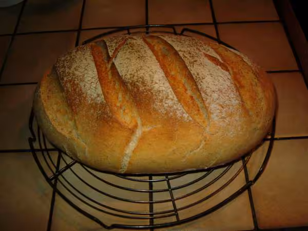 Mon pain au levain de ce matin