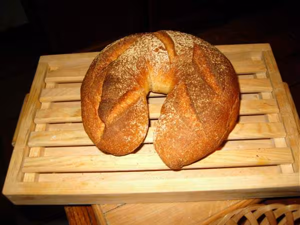 Pain au levain de ce matin