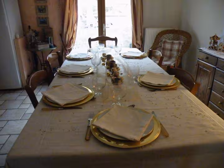Table de noel midi