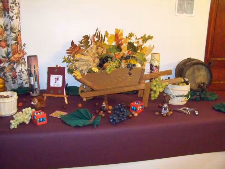 Anniv 50 ans theme automne et le vin
