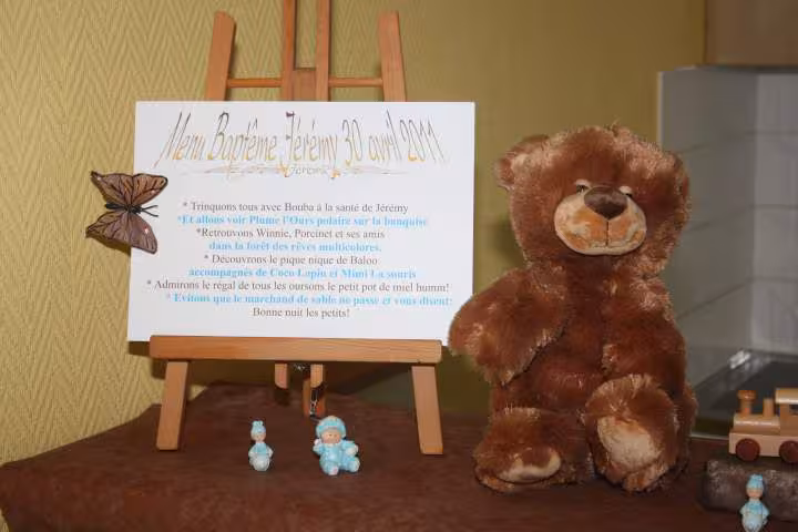 Bapteme theme oursons