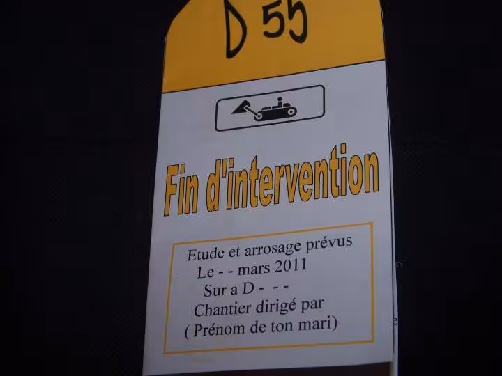 Theme chantier voie public