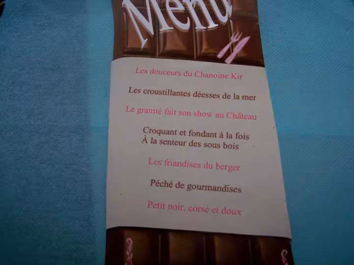 Theme chocolat et gourmandises