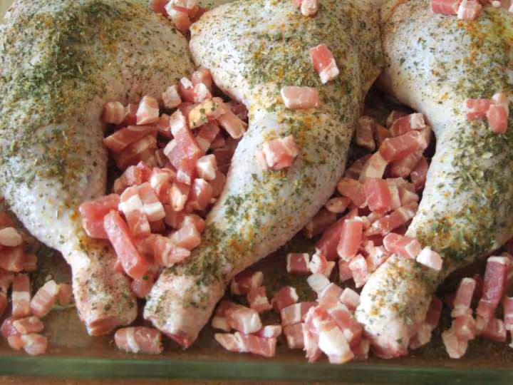 Cuisse de poulet a la creme