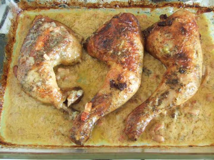 Cuisse de poulet a la creme 2