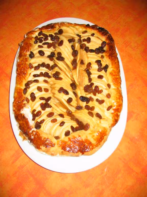 Tarte briochee au parfum d automne de cococitron