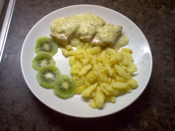 Medaillons de porc aux kiwis