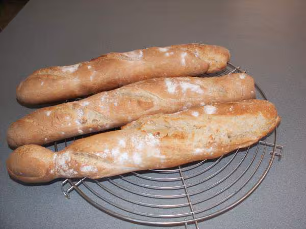 Baguette au levain et poolish
