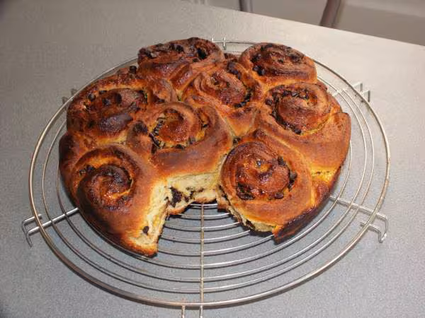 Chinois sur the brioche des spirales