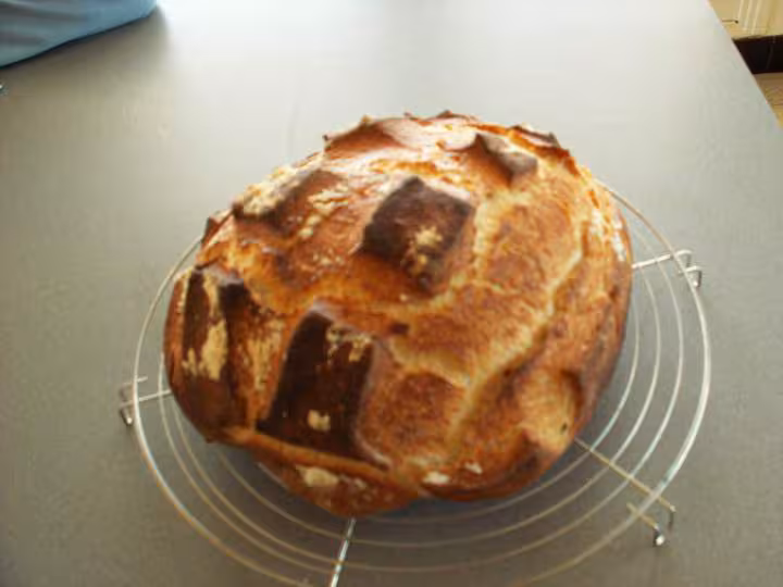 Miche au levain cuisson cocotte