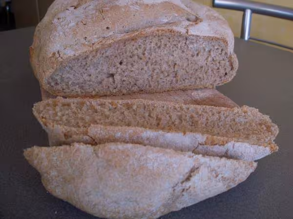 Pain mie farine seigle semi complete cuisson cocotte
