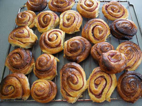 Spirales aux framboises