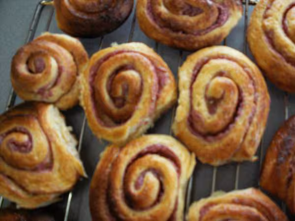 Spirales aux framboises