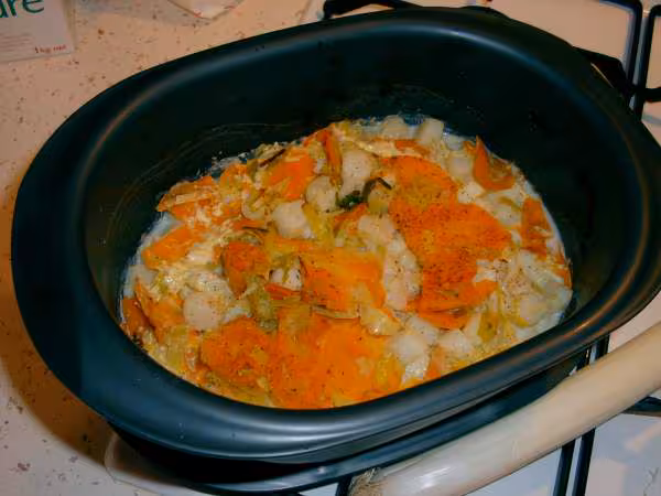 Noix st jacques aux 2 legumes