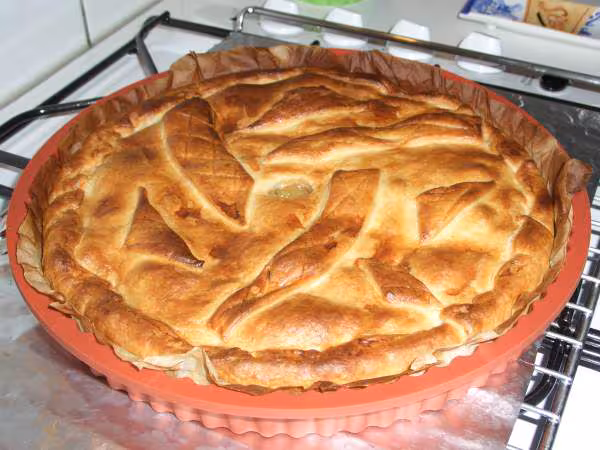 Tourte pomme de terre courgettes et boursin cuisine