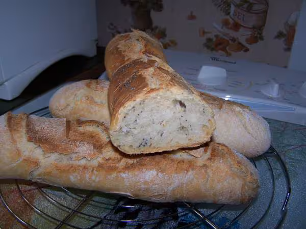 Avec graines de pavot