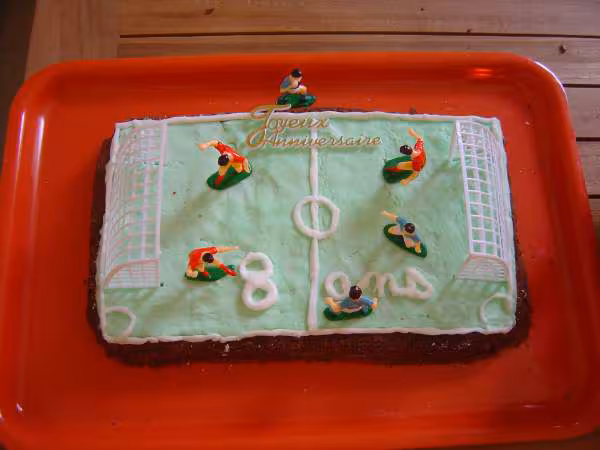 Gateau terrain foot
