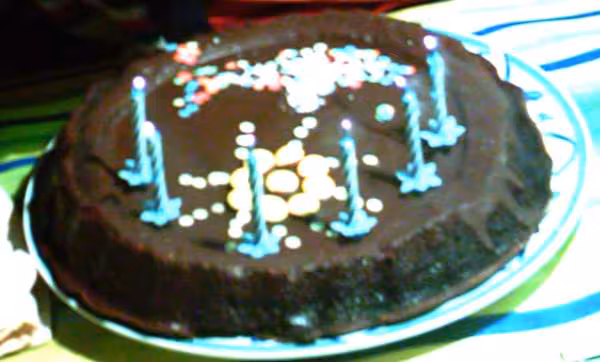 Fondant au chocolat anniversaire