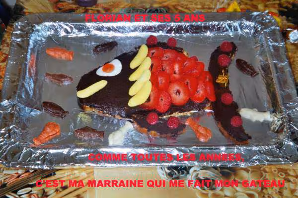 Poisson des 5 ans de florian