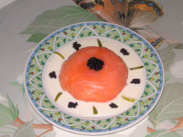 Bavarois de saumon