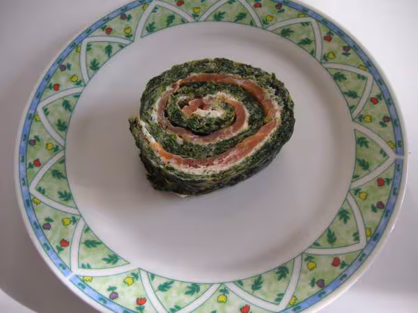 Roule aux epinards