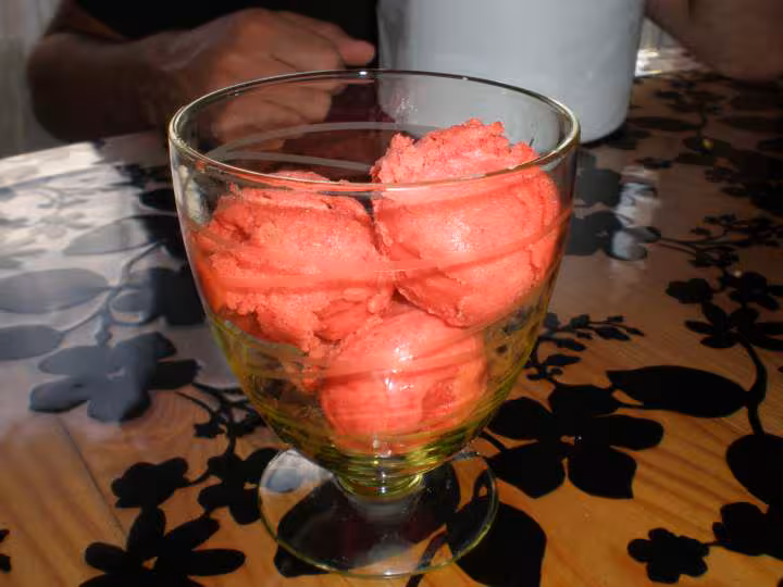 Coupe sorbet fraise