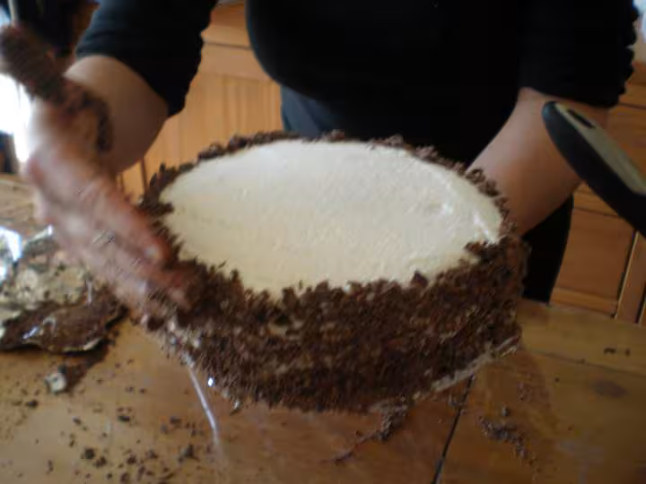 Montage du gateau
