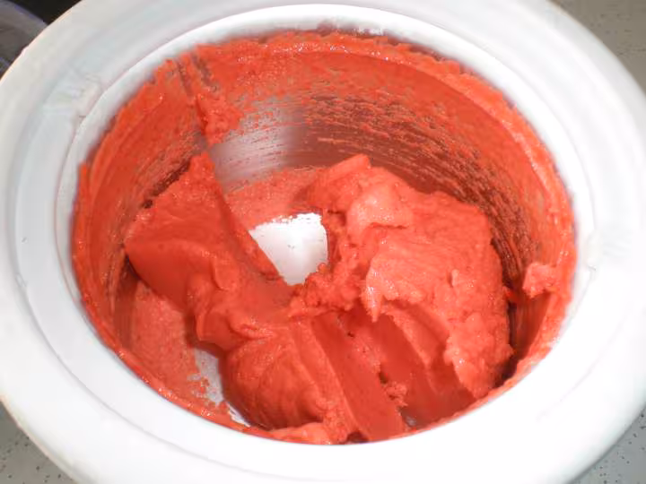 Sorbet a la fraise