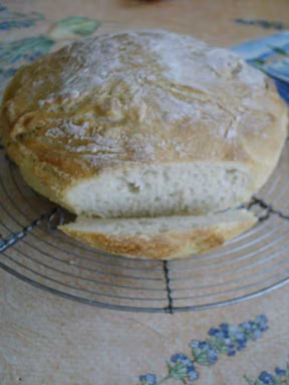 Pain rustique au four