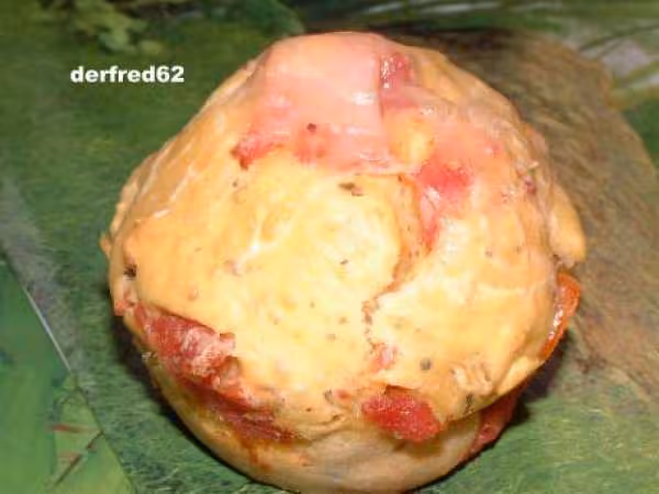 1 muffin pizza