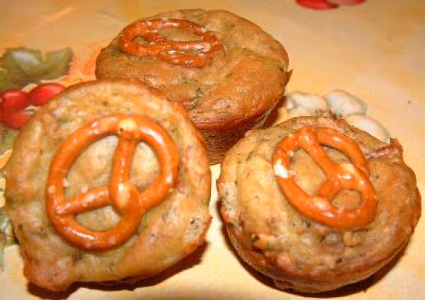 Muffin au bretzel