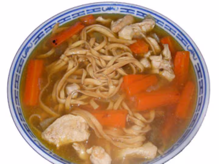 Soupe chinoise au poulet