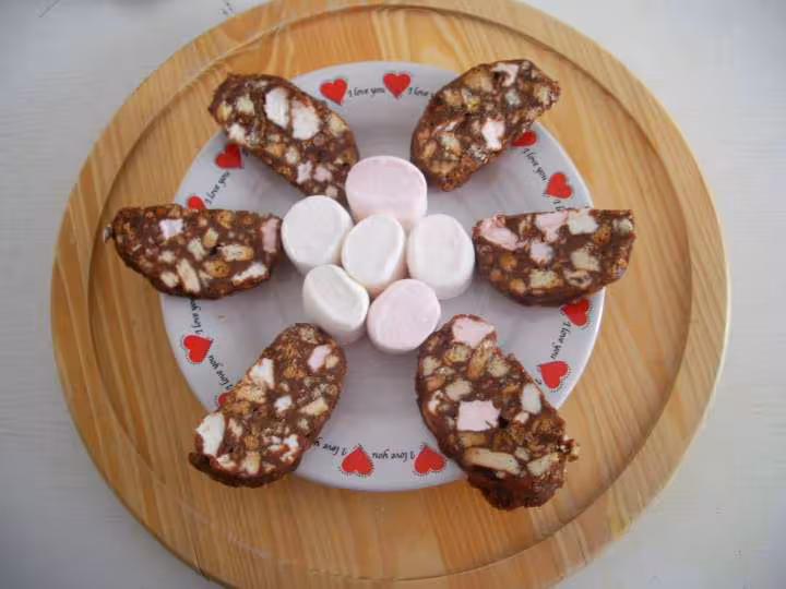 Delice chocolat chamallows biscuits