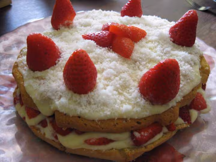Cocotier aux fraises