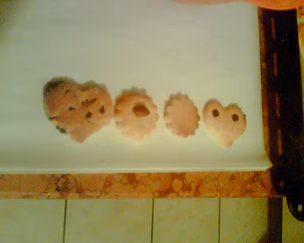 Sables amande noisette chocolat ou vanille