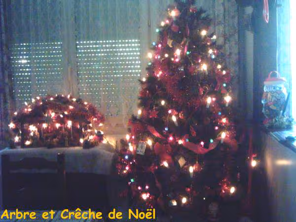Arbre et creche de noel