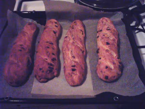 Baguettes viennoises apres cuisson