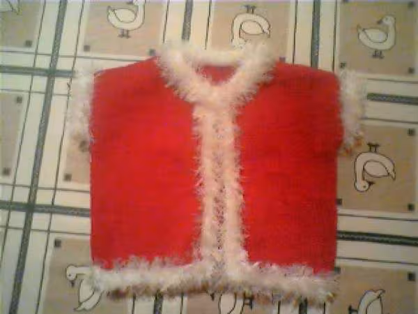 Bolero de noel pour bebe de 6 mois