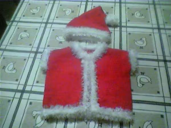 Bonnet et bolero de noel pour bebe de 6 mois