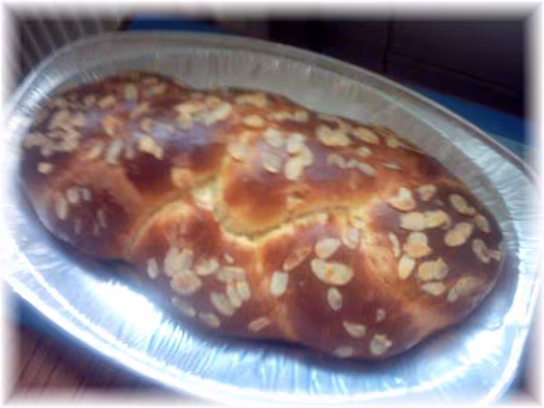 Brioche du peche cuite au four