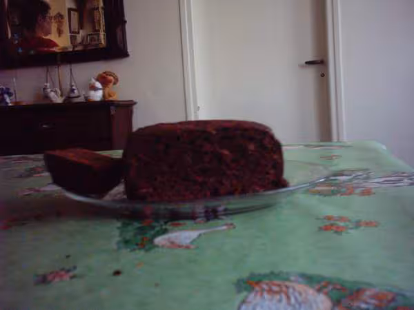 Gateau chocolat noisette aux amandes effilees