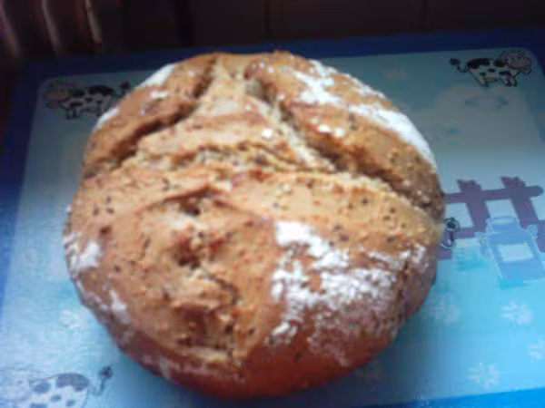 Pain cocotte aux cereales farine lid