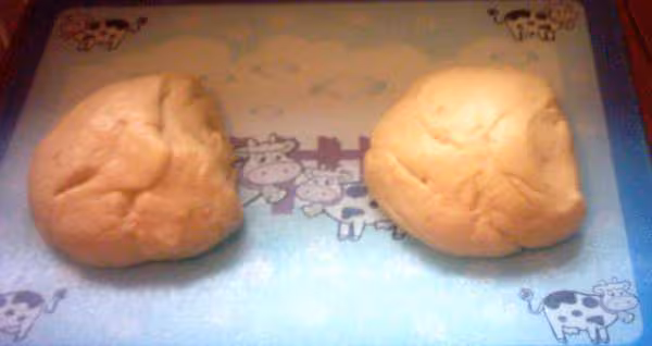 Paton brioche divise en deux pour tresse russe