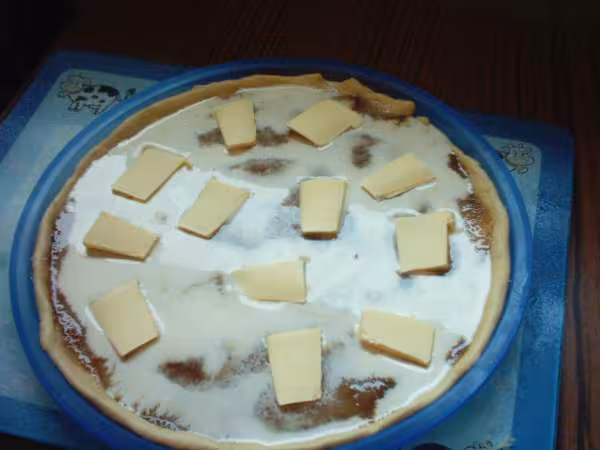 Tarte au sucre la garniture