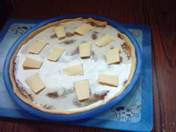 Tarte au sucre la garniture