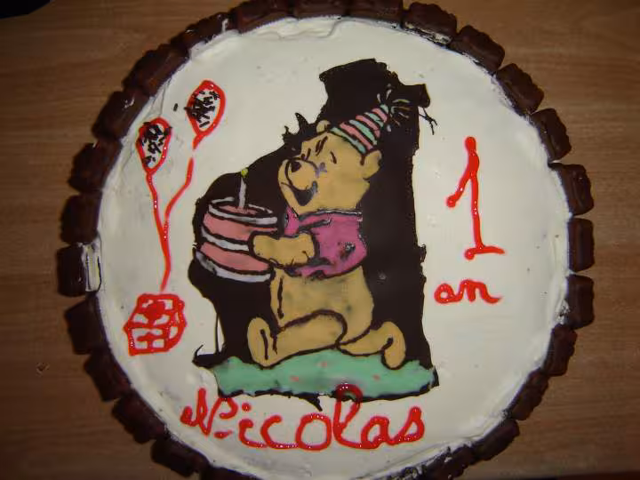 Gateau banane et petit ourson